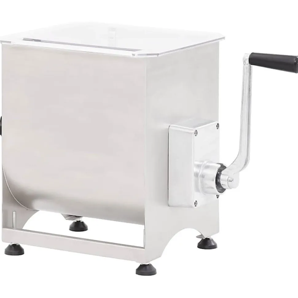 Mélangeur de viande avec boîte de vitesse Argenté Inox
