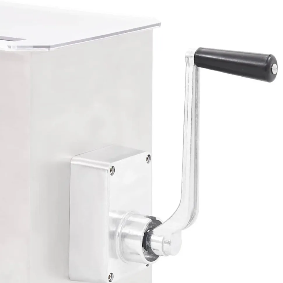Mélangeur de viande avec boîte de vitesse Argenté Inox