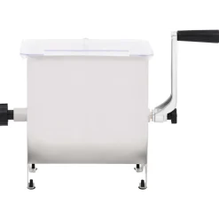 Mélangeur de viande manuel avec couvercle Argenté Inox