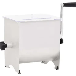 Mélangeur de viande manuel avec couvercle Argenté Inox