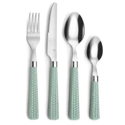 Ménagère 24 pièces - Paille Vert d'eau par Pradel Essentiel