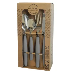 Ménagère 24 pièces Gris Gris - Pure par Amefa