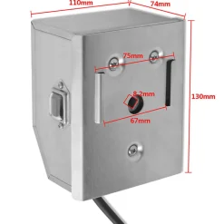 Moteur de broche à rôtir 4W Acier inoxydable