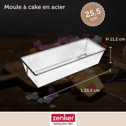 Moule à cake 25,5 cm Zenker Silver