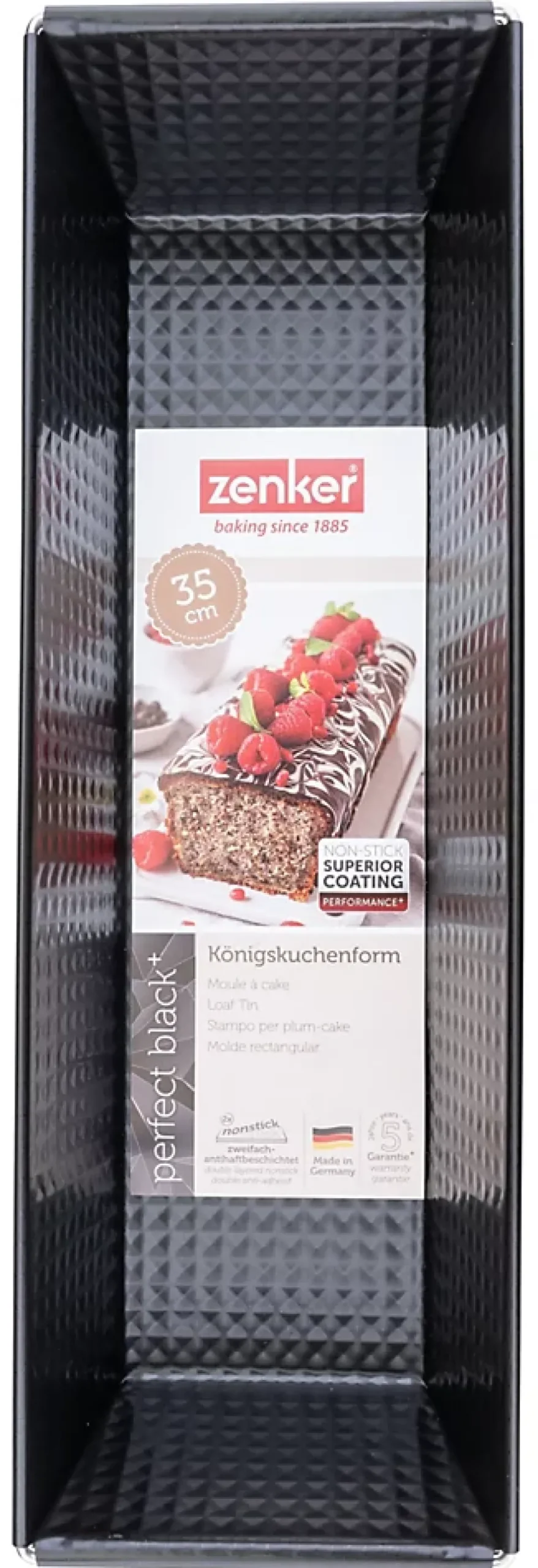 Moule à cake 35 x 11,5 x 7 cm Zenker PerfectBack+