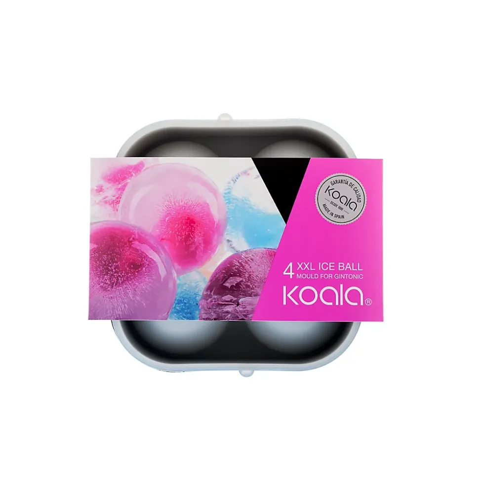 Moule à glaçons ronds XXL 7 cm Noir - Chill par Koala
