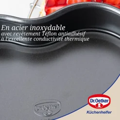 Moule à gâteau cœur 24 cm Dr Oetker Tradition