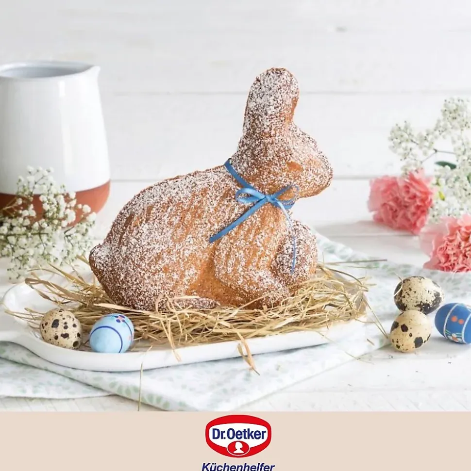 Moule à gâteaux 3D en forme de lapin de Pâques 600 ml Dr.Oetker
