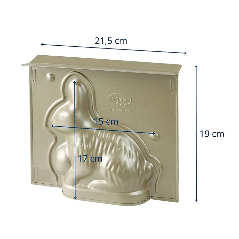 Moule à gâteaux 3D en forme de lapin de Pâques 600 ml Dr.Oetker