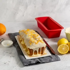 Moule à kougelhopf et moule à cakes en silicone rouge Dr. Oetker Flexxibel Love