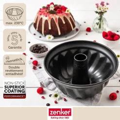 Moule à kouglof 25 cm Zenker PerfectBack+