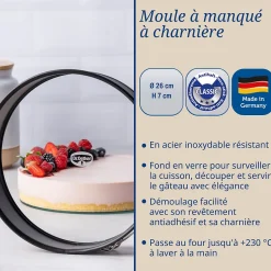Moule à manqué à charnière 26 cm Dr.Oetker Tradition
