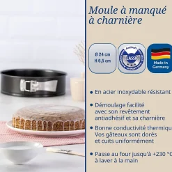 Moule à manqué à charnière 24 cm Dr.Oetker Tradition