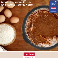 Moule à manqué 25 cm Zenker Silicone fibre de verre