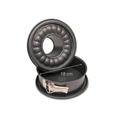 Moule à manqué et à savarin à charnière acier 18 cm Dr. Oetker Tradition