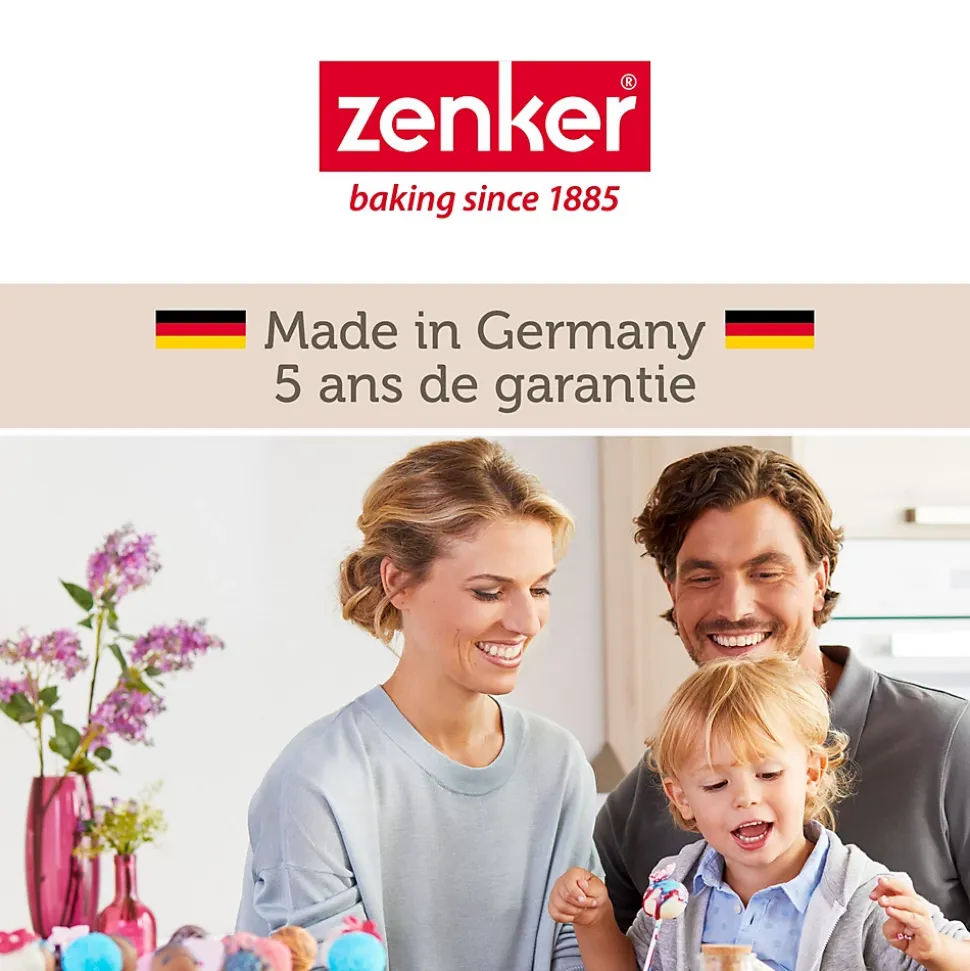 Moule à manqué et à savarin double fond 24 cm Zenker Black Metallic