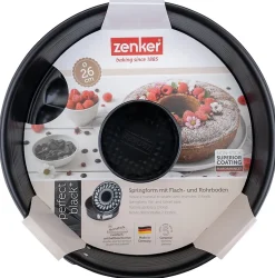 Moule à manqué et à savarin double fond 26 cm Zenker PerfectBack+