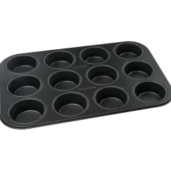 Moule à muffins 12 empreintes 38 x 26 cm Zenker Black Metallic