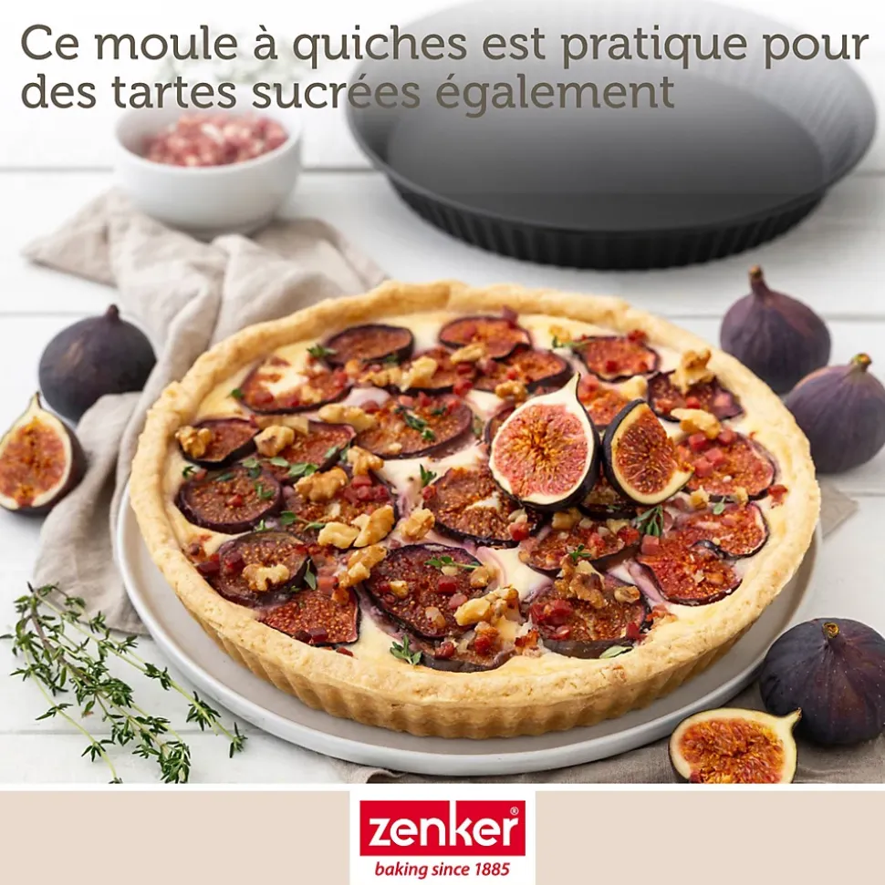 Moule à quiche lorraine 30 cm Zenker Spécial Countries