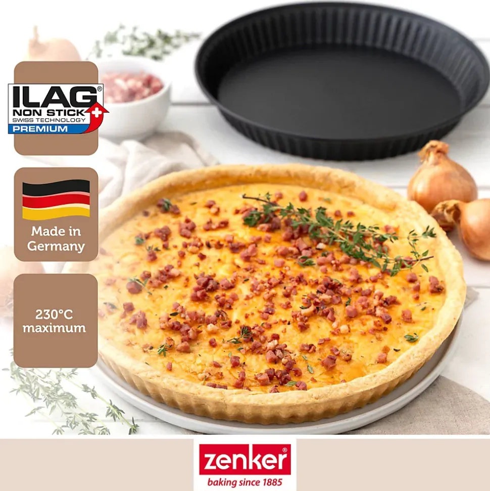 Moule à quiche lorraine 30 cm Zenker Spécial Countries