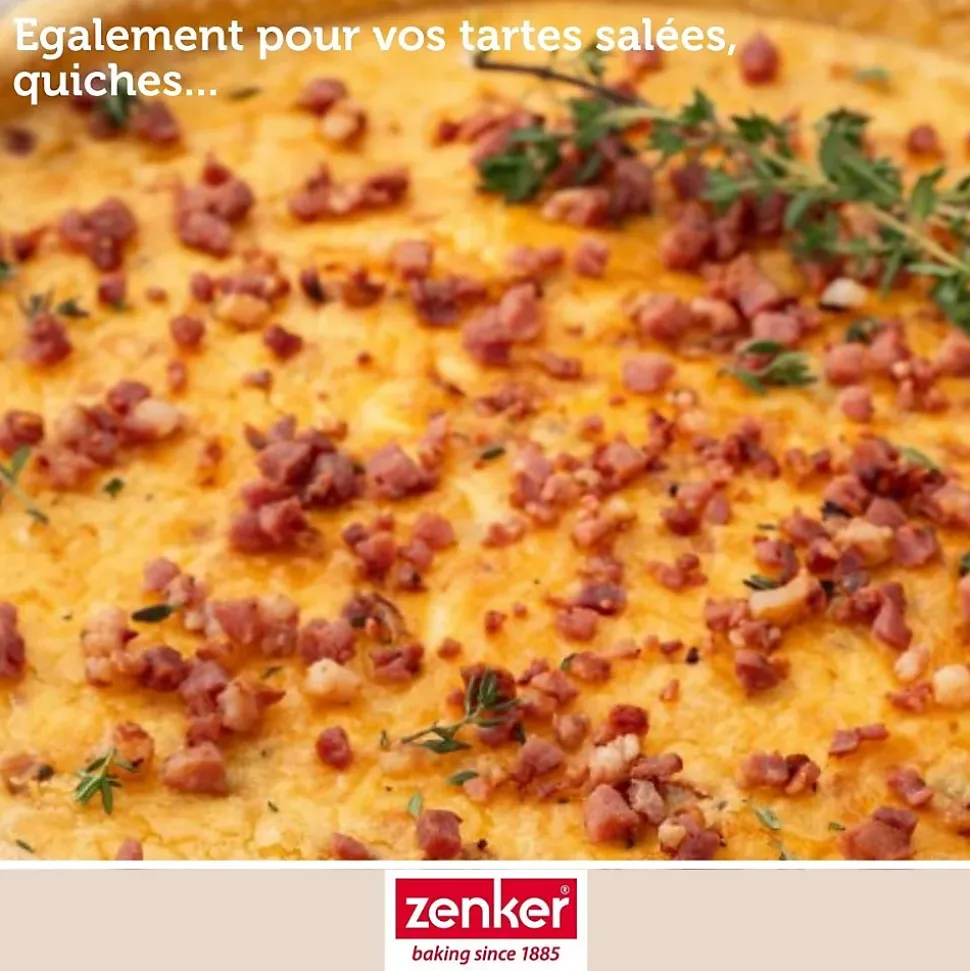 Moule à tarte renversée 30 cm Zenker Black Metallic