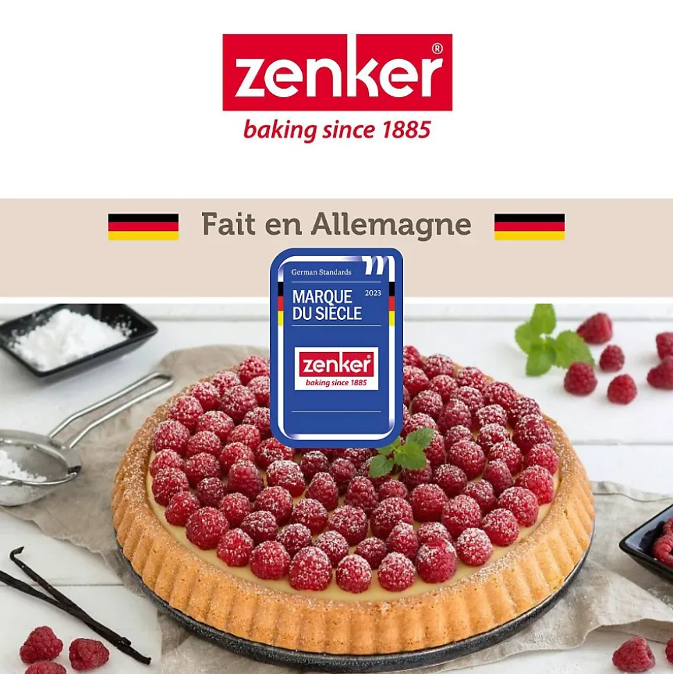 Moule à tarte renversée 30 cm Zenker Black Metallic