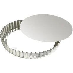 Moule à tarte rond cannelé 28 cm