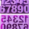Moule en Chiffre Silicone, 0-9 Number Cake