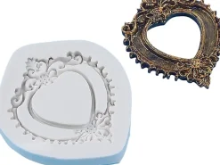 Moule En Silicone à Cadre 3D - Asudaro - 1/8 Pièces DIY