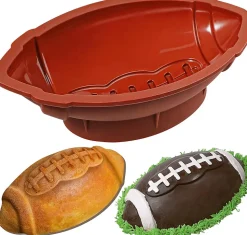 Moule en silicone en format de ballon de rugby de 11 pouces