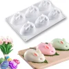 Moule en Silicone Lapin 3D blanc