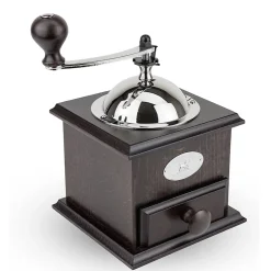 Moulin à café 21 cm Nostalgie en bois couleur chocolat