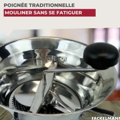 Moulin à légumes inox 24 cm Fackelmann Handmade Tradition