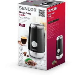 Moulin a café Sencor SCG 2051BK noir 150W 60ml acier inoxydable