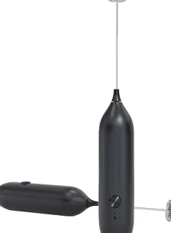 Mousseur à Lait Électrique Rechargeable noir