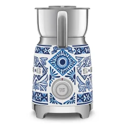 Mousseur à lait 500w 0.6l blu mediterraneo Smeg MFF01DGBEU Dolce&Gabbana