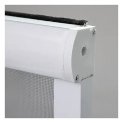 Moustiquaire de fenêtre L125 x H145 cm en aluminium laqué blanc - Recoupable en largeur et hauteur.