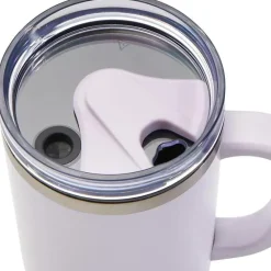 Mug avec paille MELBOURNE Violet (Taille unique)