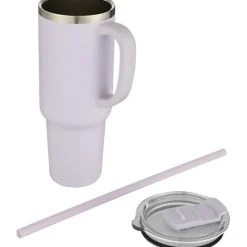 Mug avec paille SYDNEY Violet (Taille unique)