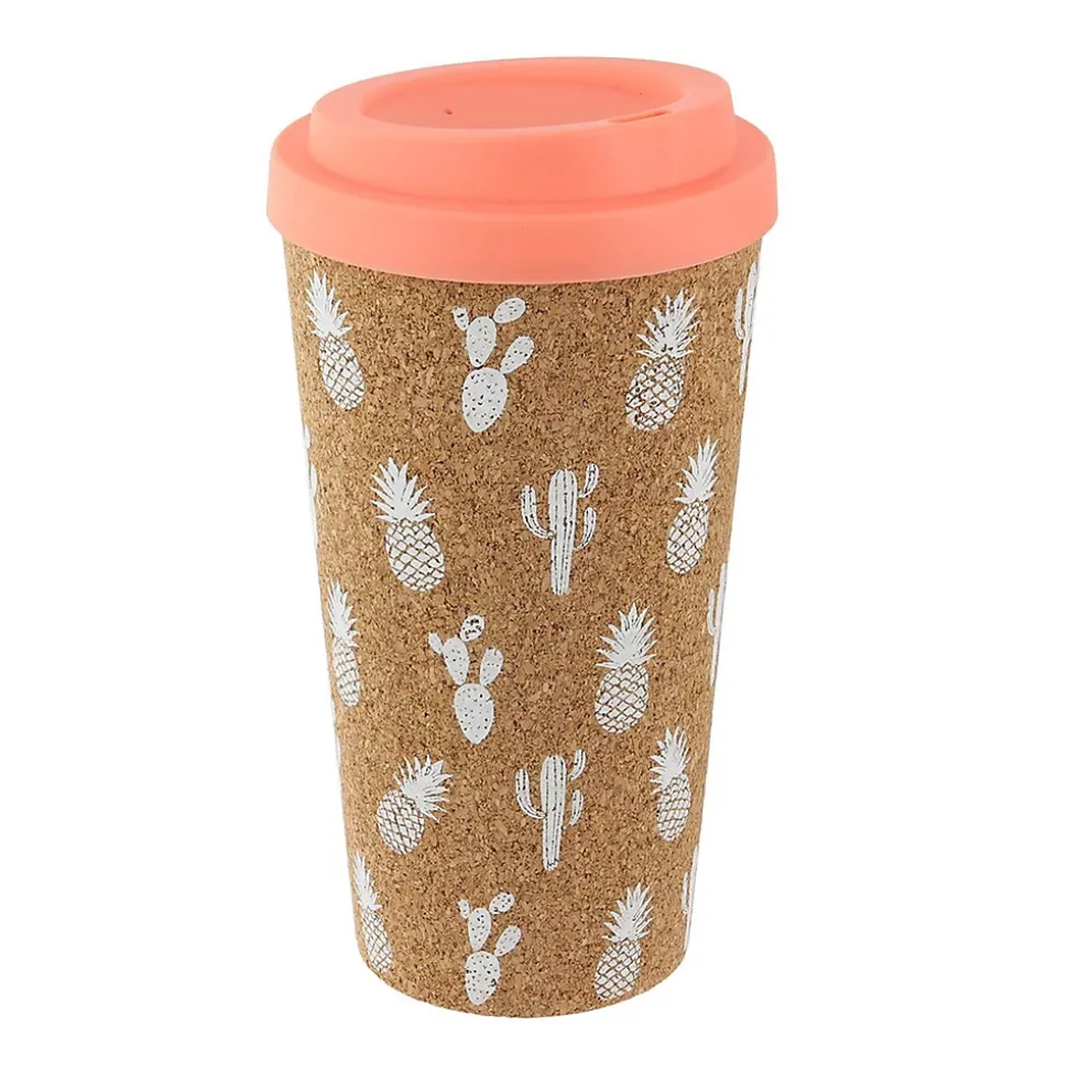 Mug de transport en liège Exotic - 450 ml