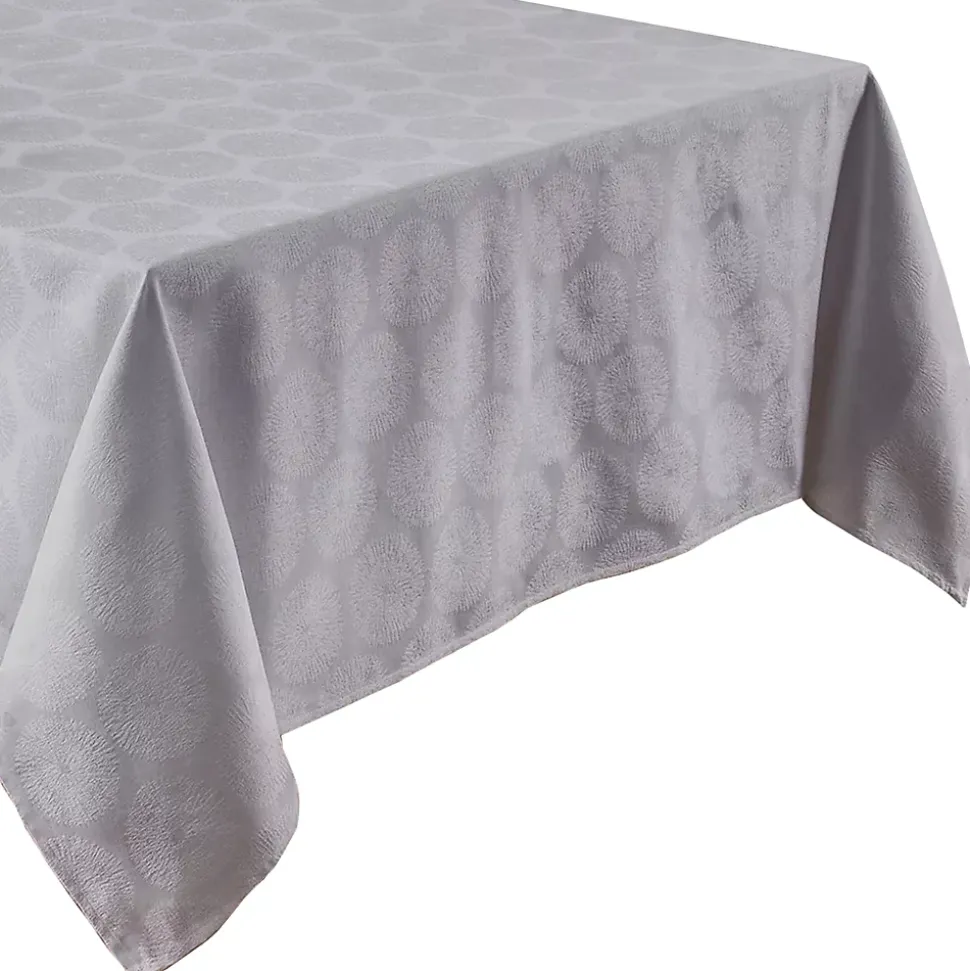 Nappe carrée 175x175 cm HÉLIOS Perle coton +