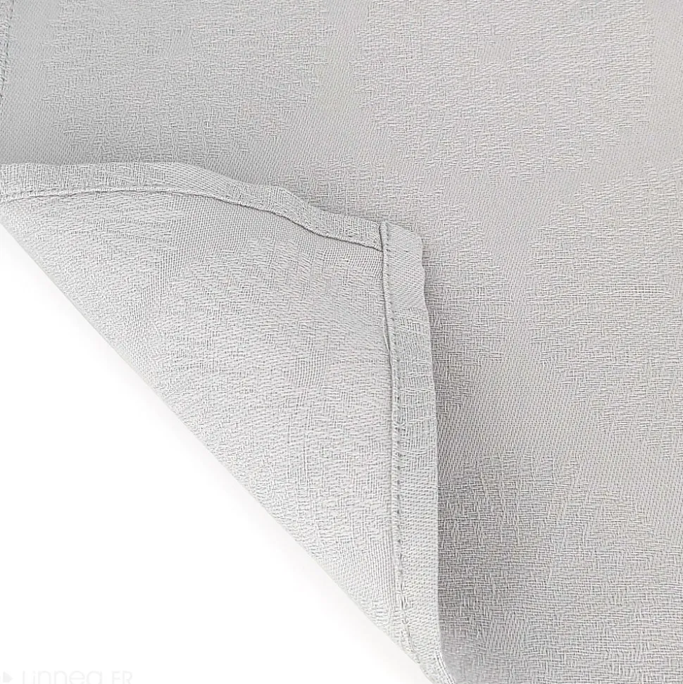 Nappe carrée 175x175 cm HÉLIOS Perle coton +