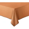 Nappe en coton recyclé Grace 140x250 cm Caramel