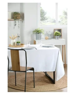 Nappe en polyester finition ourlet Nels