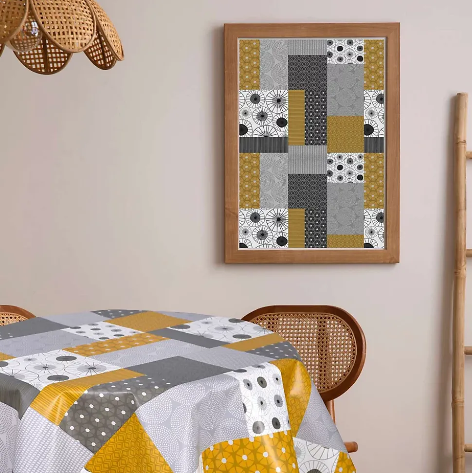 Nappe en toile cirée ronde Vyle