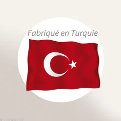 Nappe rectangle 150x250 cm HÉLIOS Anthracite coton +