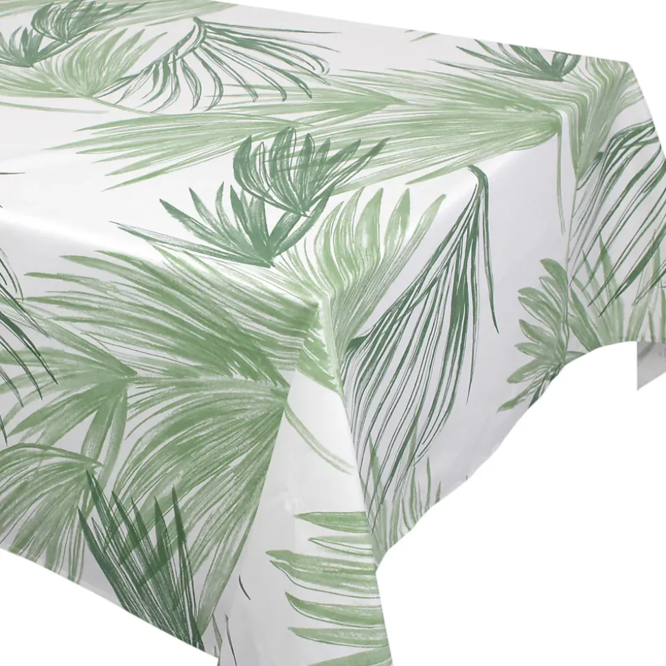 Nappe rectangle 160x350 cm OASIS vert coton +
