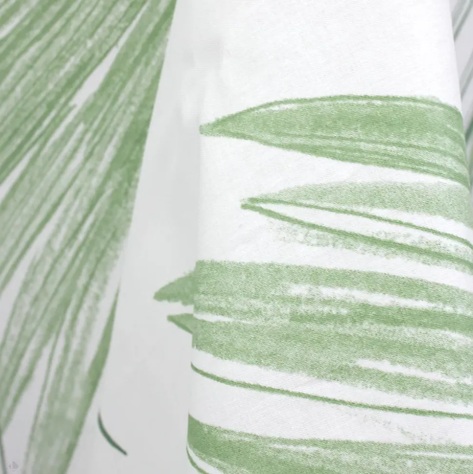 Nappe rectangle 160x350 cm OASIS vert coton +