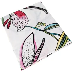 Nappe rectangle 160x200 cm PARADIS Rose coton +