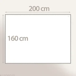 Nappe rectangle 160x200 cm PARADIS Rose coton +